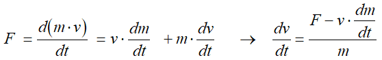 Grundlagen Simulation - Modellberechnung - nichtlin Elemente - Formel Impulssatz Masse.gif