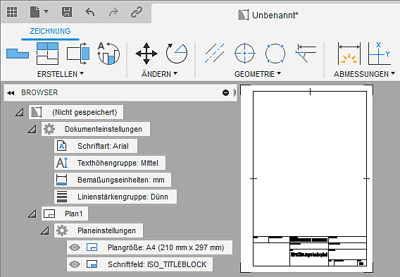 Datei:Software CAD - Fusion-Tutorial - Distanzstueck - Zeichnungsansichten - neue Zeichnungsdatei.gif