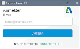 Datei:Software CAD - Tutorial - Analyse - Fusion 360 - Anmelden.gif