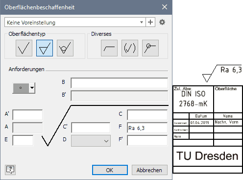 Software CAD - Tutorial - BONUS - Schriftfeld - Anmerkung Oberflaeche.gif