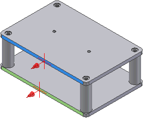 Software CAD - Tutorial - Baugruppe - Zusammenbau bauteile platinen fluchtend.gif