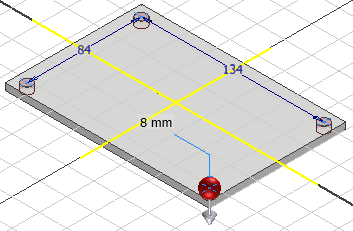 Software CAD - Tutorial - Baugruppe - platine bohrungen1.gif