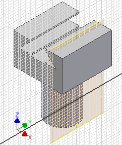 Software CAD - Tutorial - Bauteil - arbeitselemente - arbeitsebene mit skizze.gif