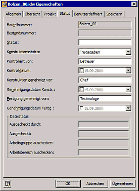 Software CAD - Tutorial - Bauteil - schriftfeld eigenschaften idw status.gif