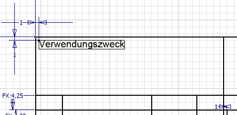 Software CAD - Tutorial - Bauteil - schriftfeld textfeld mit maszposition.gif