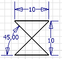 Software CAD - Tutorial - Bauteil - skizzierabhaengigkeiten - trapez zweideutige form.gif