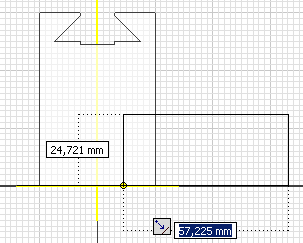 Software CAD - Tutorial - Bauteil - skizzierte elemente - zylinder rechteck verankern.gif