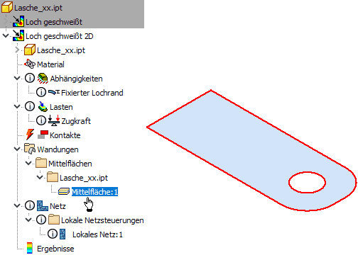 Datei:Software CAD - Tutorial - Belastung - 2D-Modell - Mittelflaeche erzeugt.gif