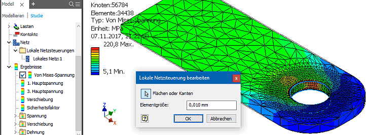Software CAD - Tutorial - Belastung - lokale Kantenvernetzung.gif