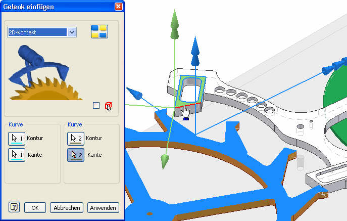 Software CAD - Tutorial - Dynamik - Uhrenbaugruppe - Modell 2D-Kontakt-Ankerhemmung.jpg