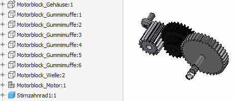 Software CAD - Tutorial - Fortgeschritten - Bewegung Motorritzel.gif