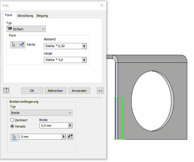 Datei:Software CAD - Tutorial - Fortgeschritten - Blech Falz.gif