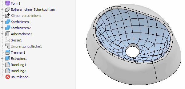 Datei:Software CAD - Tutorial - Fortgeschritten - Freiform Ladeschale.gif