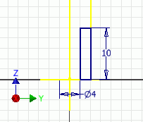 Software CAD - Tutorial - Intro - Distanzstueck - Drehskizze Linearer Zapfendurchmesser 4.gif