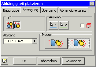 Software CAD - Tutorial - Kinematik - schub bewegung dialog.gif