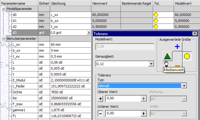 Datei:Software CAD - Tutorial - Optimierung - Toleranzen Inventor-ModParm.gif