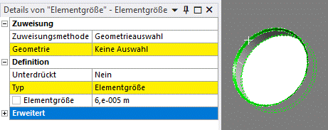 Datei:Software FEM - Tutorial - 2D-Bauteil - Ansys - Netzgenrerieung Kantenauswahl.gif