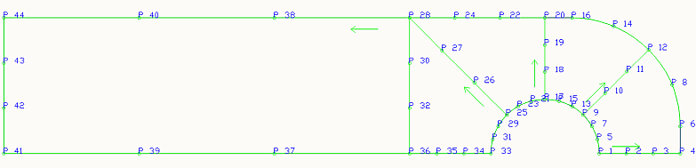Datei:Software FEM - Tutorial - 2D-Bauteil - strukturiert - AutoCAD - KnotenNr 1 bis 44.gif