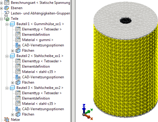 Datei:Software FEM - Tutorial - 3D-Mechanik - MP - Standardnetz.gif