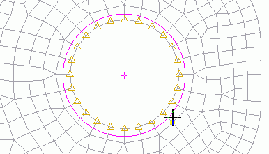 Software FEM - Tutorial - Belastung - Multiphysics - Kreisauswahl Lochrandknoten.gif