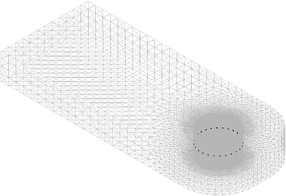 Software FEM - Tutorial - Belastung - Multiphysics - Spielpassung - 3D-Netz fein-dreiecke.gif