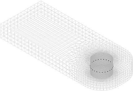 Software FEM - Tutorial - Belastung - Multiphysics - Spielpassung - 3D-Netz fein.gif