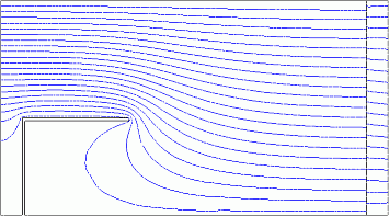 Software FEM - Tutorial - Elektrofluss - getrimmt MP Iso-Feldlinien.gif