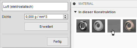 Datei:Software FEM - Tutorial - Elektrostatik - Fusion - CAD-Modell - Bereiche - Material bearbeiten Bezeichnung.gif