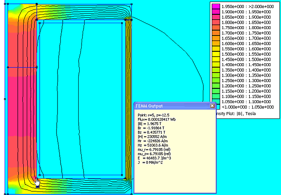 Datei:Software FEM - Tutorial - Magnetfeld - optiy femm mit worstcase.gif