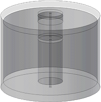 Datei:Software FEM - Tutorial - Magnetfeld - topfmagnet glaskoerper isosicht.gif