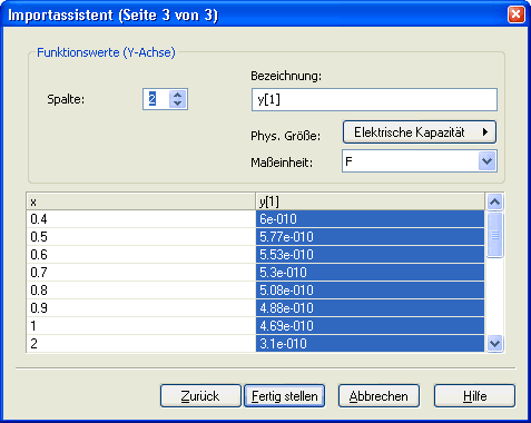 Datei:Software SimX - Einfuehrung - Elektro-Chaos - C-Diode - Kennlinie-Textdatei Importassi 03.gif