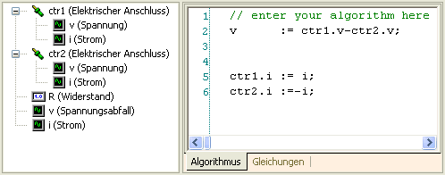 Software SimX - Einfuehrung - Elektro-Chaos - Elementmodelle - R Algoritmus inout.gif