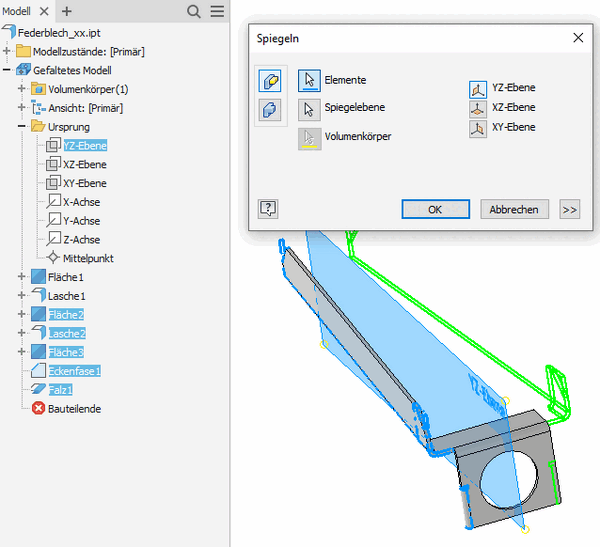 Software CAD - Tutorial - Fortgeschritten - Blech Spiegeln.gif